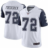 Nike Men & Women & Youth Cowboys 72 Travis Frederick White Color Rush Limited Jersey,baseball caps,new era cap wholesale,wholesale hats